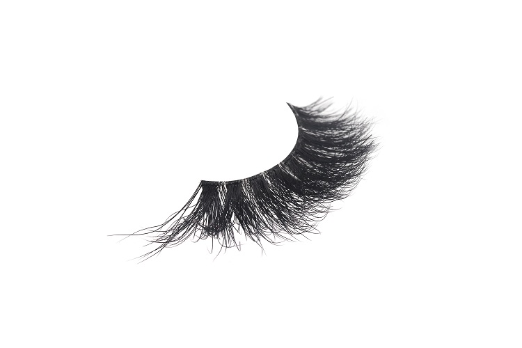 3D mink fur eyelsh with clear band AH01T