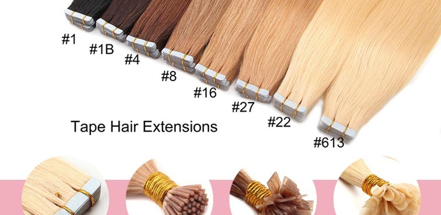 New hair extension samples