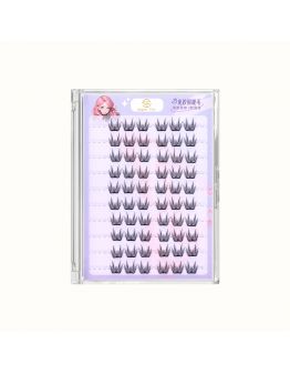 10 rows pre-glued cluster lash/9styles in popular