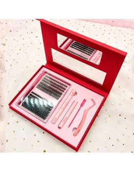 Big Magnetic Red Cluster Lash Kit