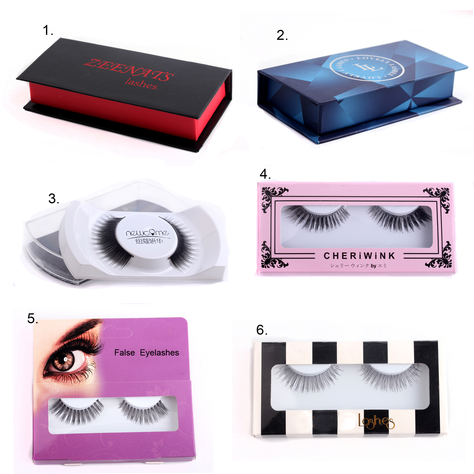 customized eyelash box