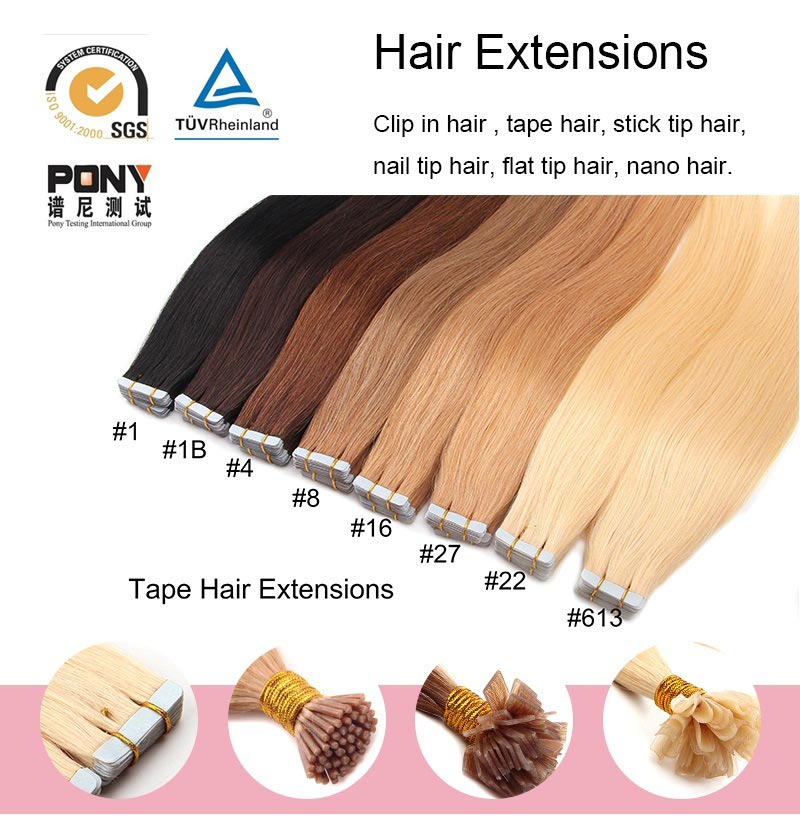 New hair extension samples